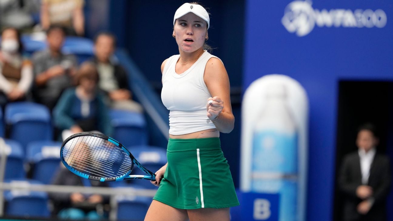 Kenin ousts 9-seed Boulter, reaches final in Tokyo