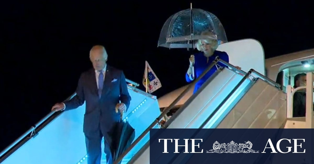 King Charles and Queen Camilla arrive in Australia