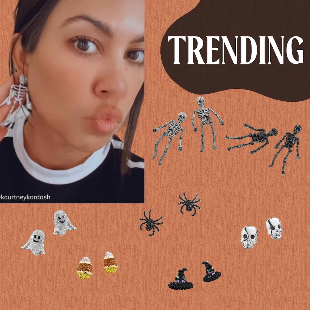  Kourtney Kardashian & Blake Lively's Halloween Earrings Are Back 