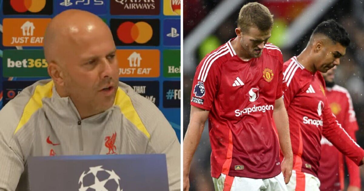 Liverpool boss Arne Slot takes fresh jab at Man Utd after Tottenham battering