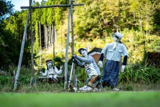 Lone child brings hope to Japan's puppet village