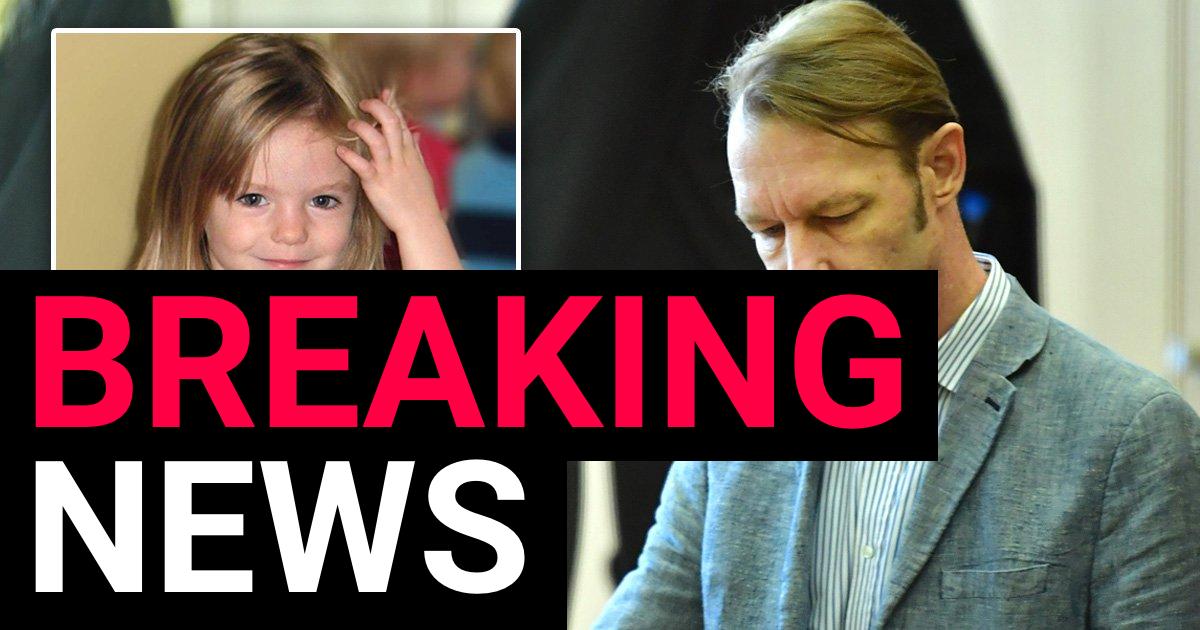 Madeleine McCann suspect Christian Brueckner cleared of rape and sex abuse in separate trial