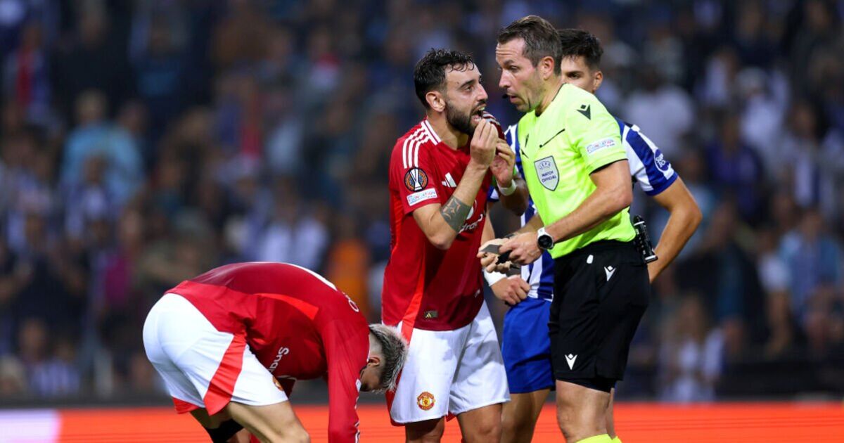 Man Utd winners and losers as Bruno Fernandes sent off again in Porto draw