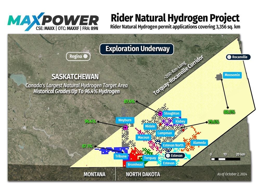 MAX Power Commences Natural Hydrogen Exploration at Rider Project in Saskatchewan, Expands into Ontario-Quebec