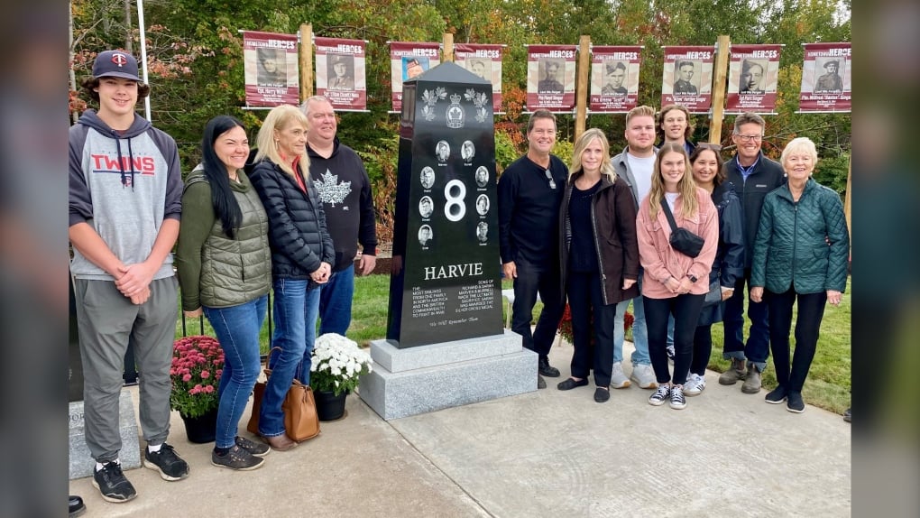 Monument unveiled for eight Nova Scotia brothers who fought in Second World War