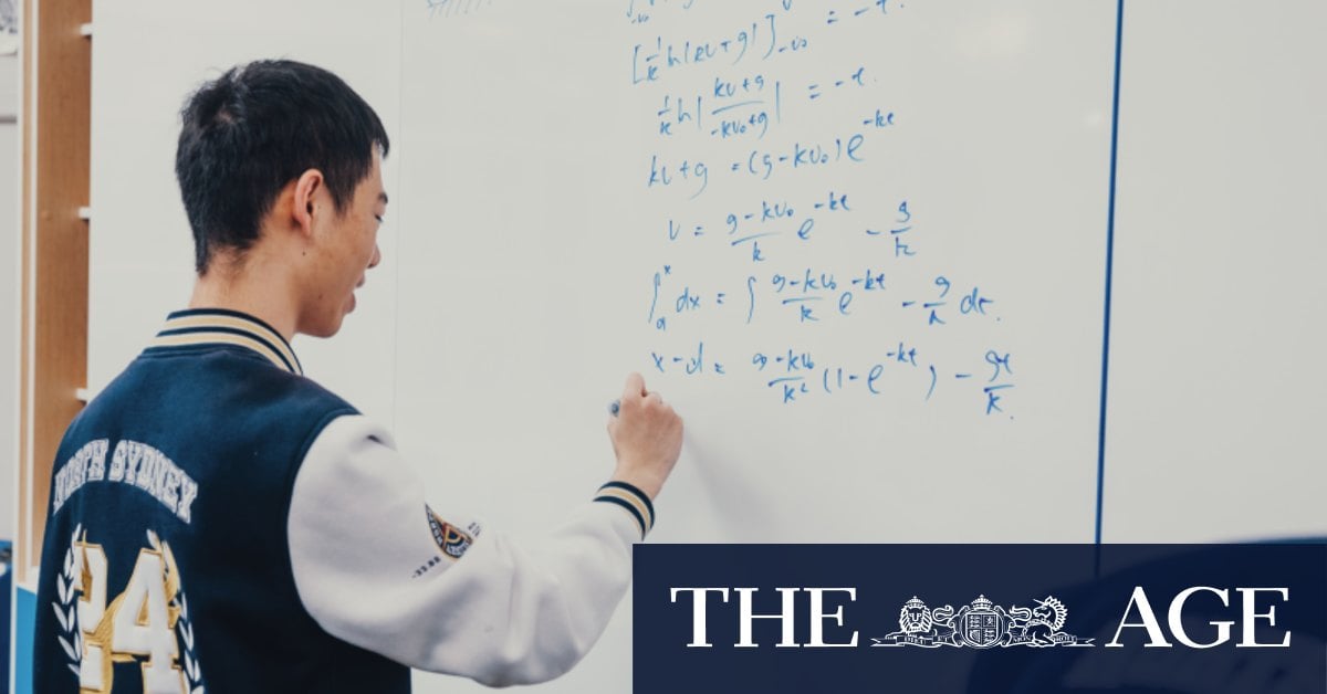 More than 3500 students faced the toughest HSC maths question. Bowen solved it