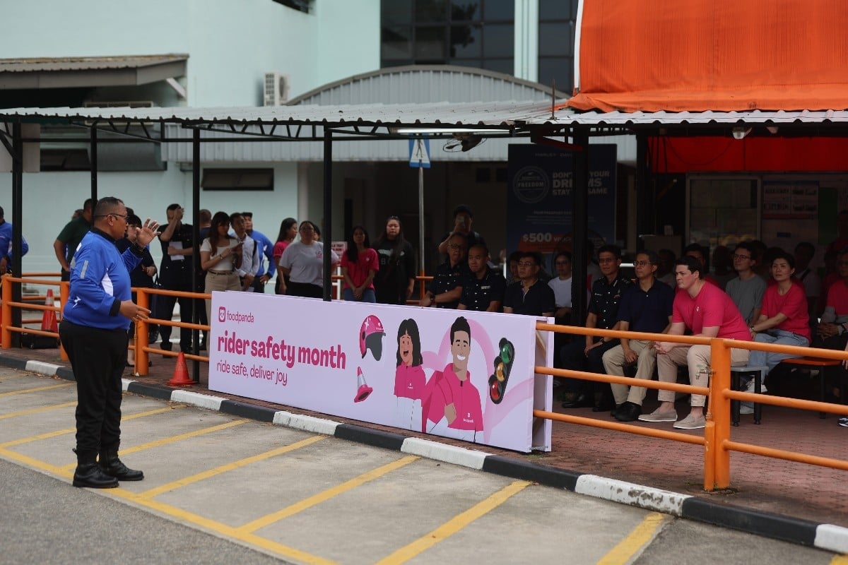 'My priority is to return home to my family safely every day': Foodpanda delivery riders attend TP's workshops to better navigate roads