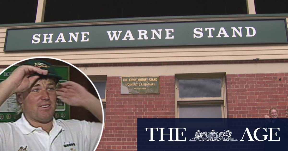 New Warne stand unveiled