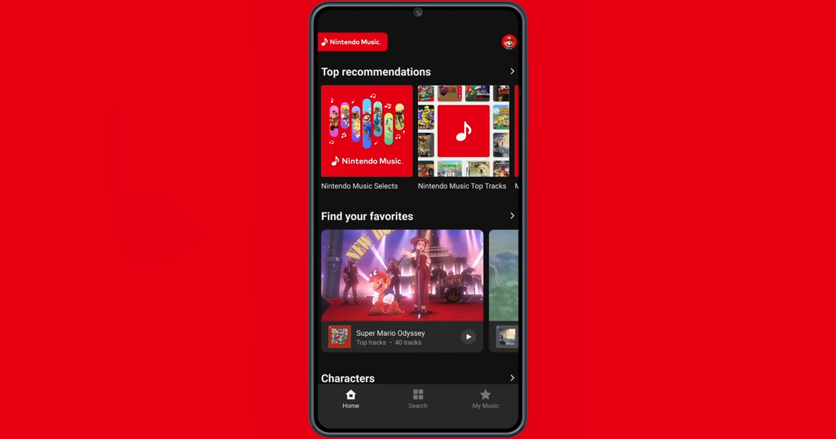 Nintendo Music app sees Mario maker take on Spotify and YouTube playlists