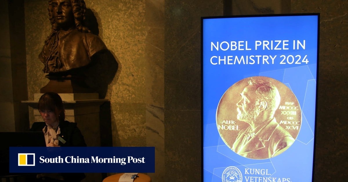 Nobel Prize for chemistry awarded to Baker, Hassabis, Jumper for protein structure work