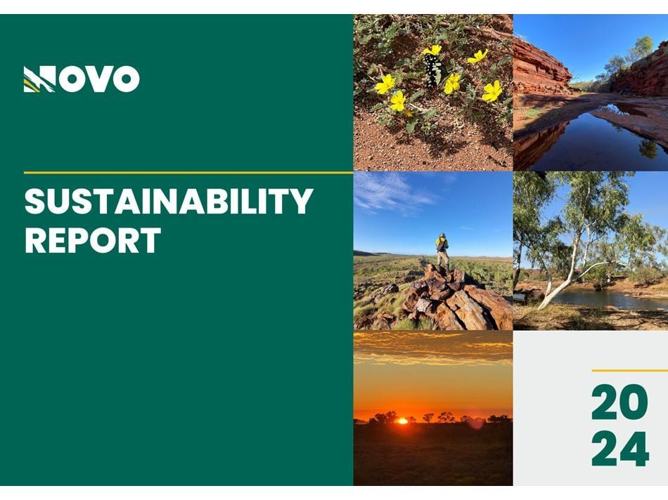 Novo Resources Reports 2024 Sustainability Report