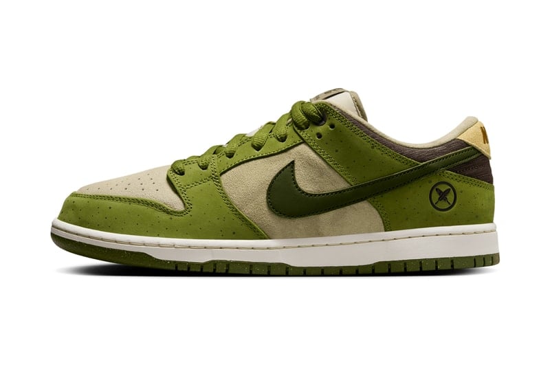 Official Images of Yuto Horigome's Nike SB Dunk Low "Asparagus"