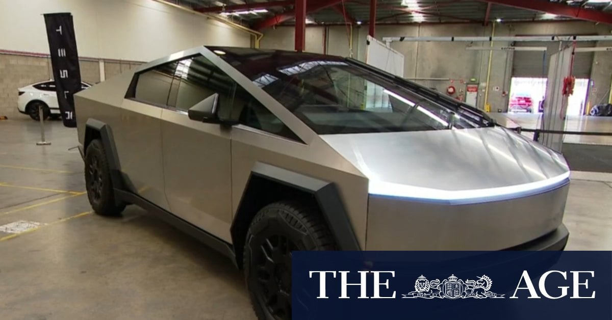 Only Tesla Cybertruck in Australia heading to SA car rally