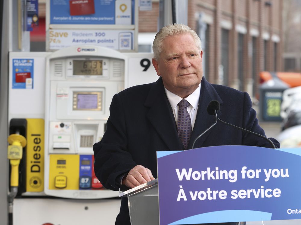 Ontario to extend gas tax cut through June 2025, Ford says