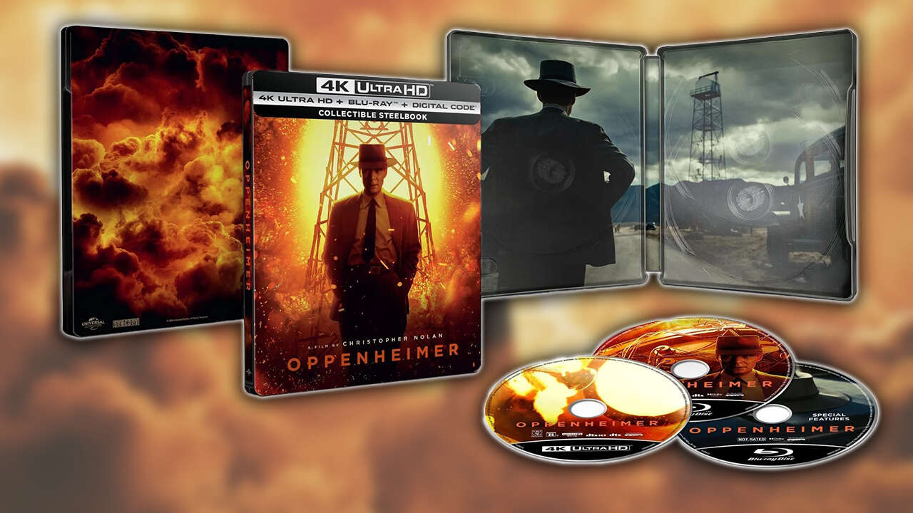 Oppenheimer's New 4K Limited-Edition Steelbook Is Only $30 And Exclusive To Walmart