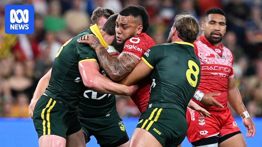 Pacific Championships live: Kangaroos face Tonga in Test rugby league after Jillaroos 84-0 win over PNG Orchids