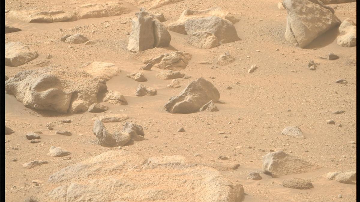 Perseverance Rover Captures Bizarre Mars Rock That Looks Like a Human Head