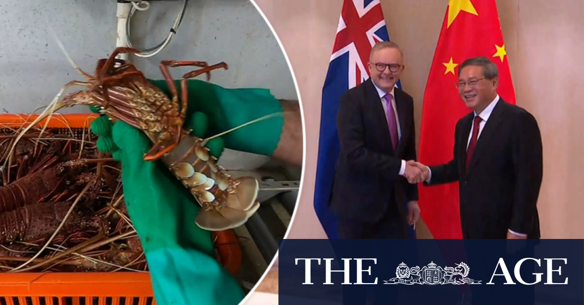 PM strikes deal to resume lobster exports to China