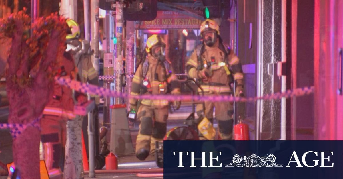 Police investigating suspected firebombing at Melbourne gym