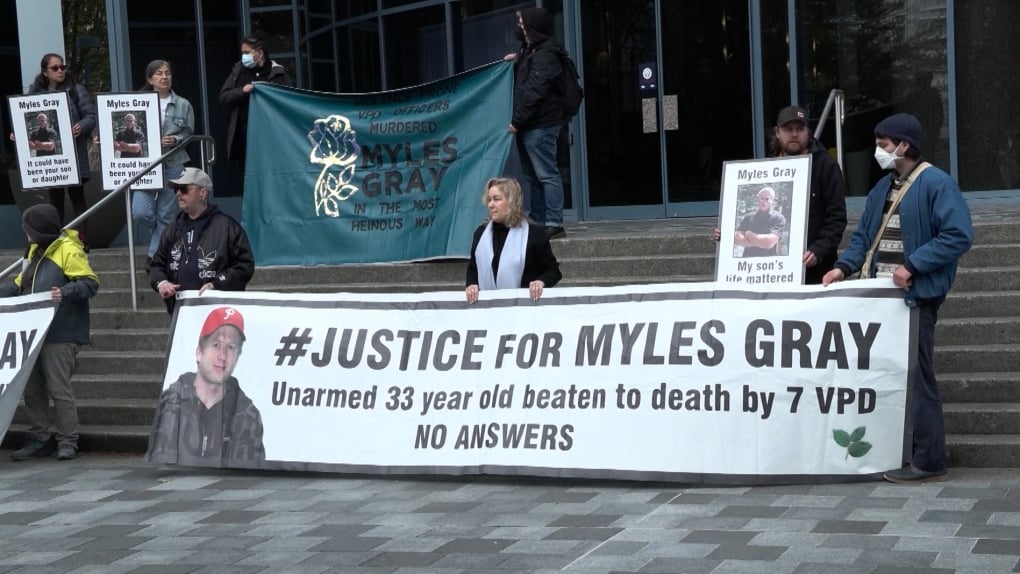 Police probe clears seven Vancouver officers in beating death of Myles Gray