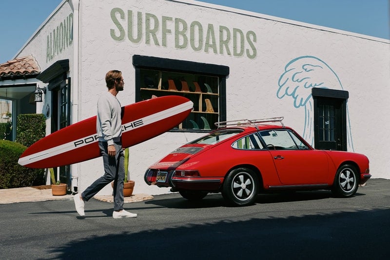 Porsche Teams Up with Almond for "Made in California" Surfboard Collection