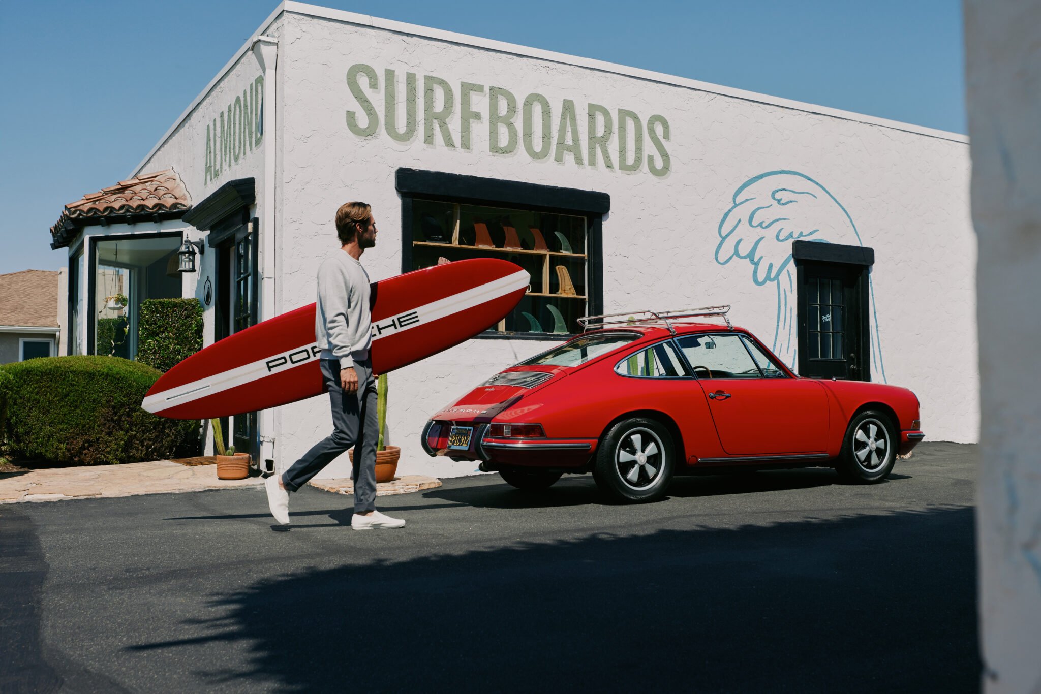 Porsche x Almond Surfboards Collaboration Pays Tribute To SoCal Surf & Car Culture