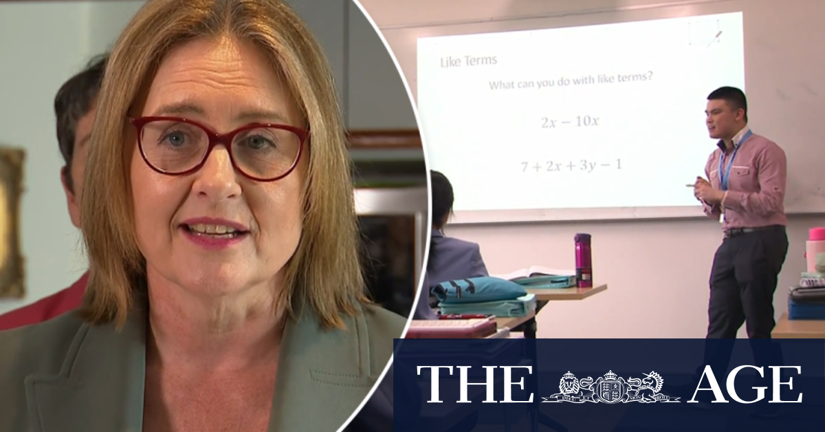 Premier Jacinta Allan knocks back four-day work week for burnt-out teachers 