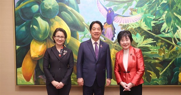 President Lai expresses hope for closer Taiwan-Japan ties