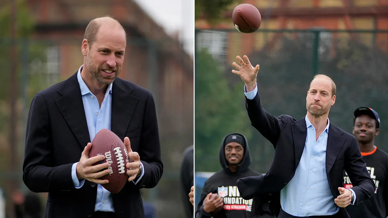 Prince William shocks former NFL player with impressive throw: 'He could definitely be a quarterback one day'