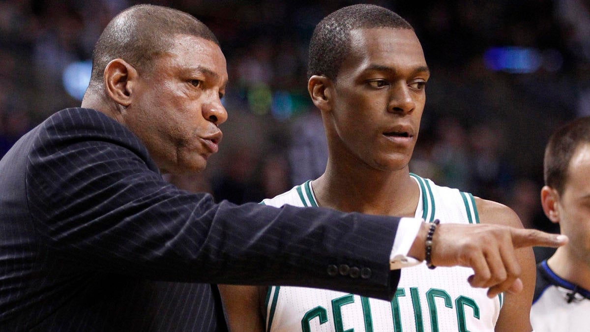  Rajon Rondo joins Bucks as guest coach, reunites with former Celtics coach Doc Rivers: 'You'll see him a lot' 