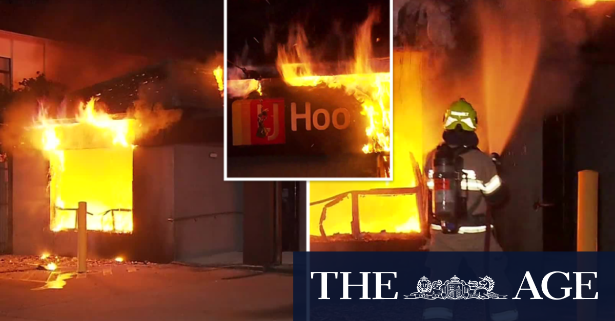 Real estate agency torched in third arson attack in matter of days