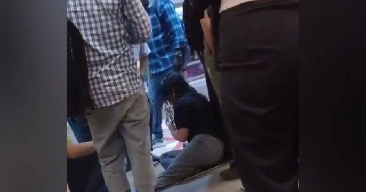 Rescued: Woman gets leg stuck in platform gap at Bugis MRT station