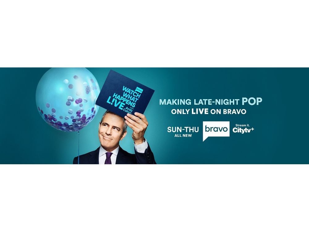 Rogers Adds More Star Power to Bravo! Watch What Happens Live with Andy Cohen Debuts on Bravo in Canada, Nov. 3