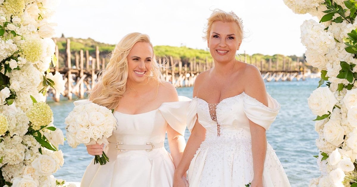 See Rebel Wilson, Ramona Agruma's Wedding Dresses from Sardinia Wedding