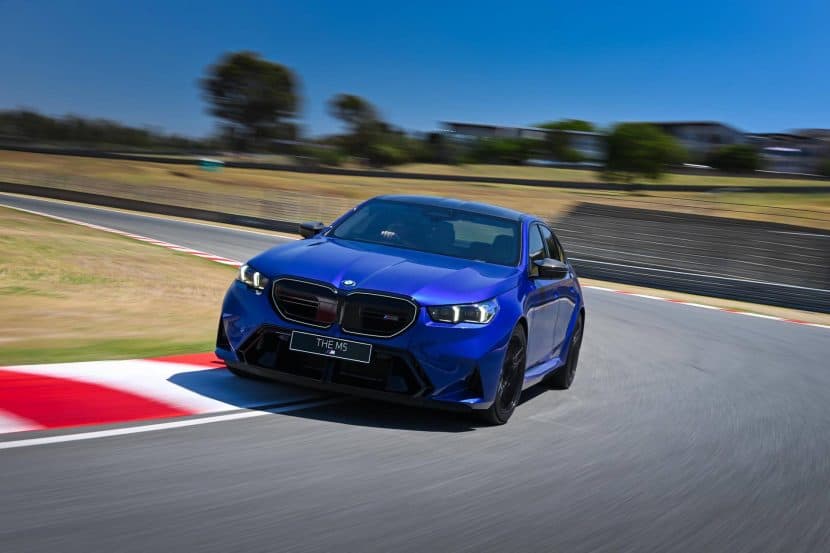 See the 2025 BMW M5 Hybrid in Stunning Marina Bay Blue