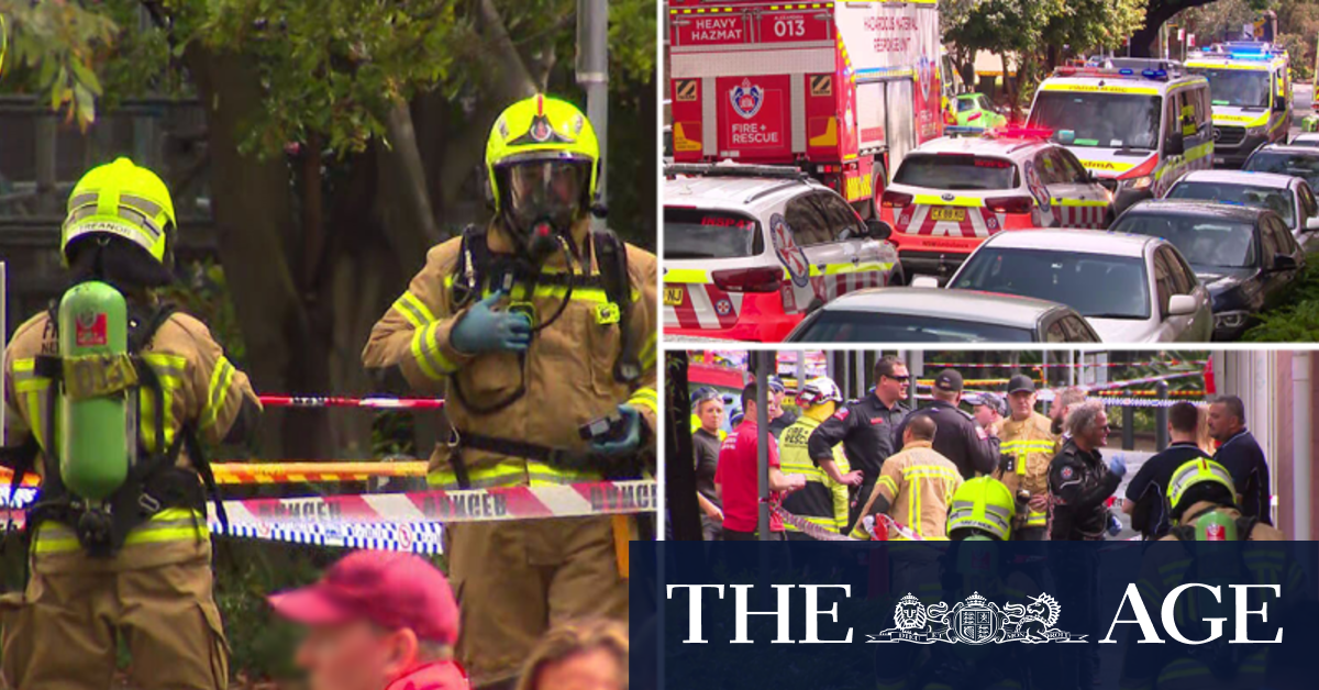 Several people injured in hazmat emergency in Sydney