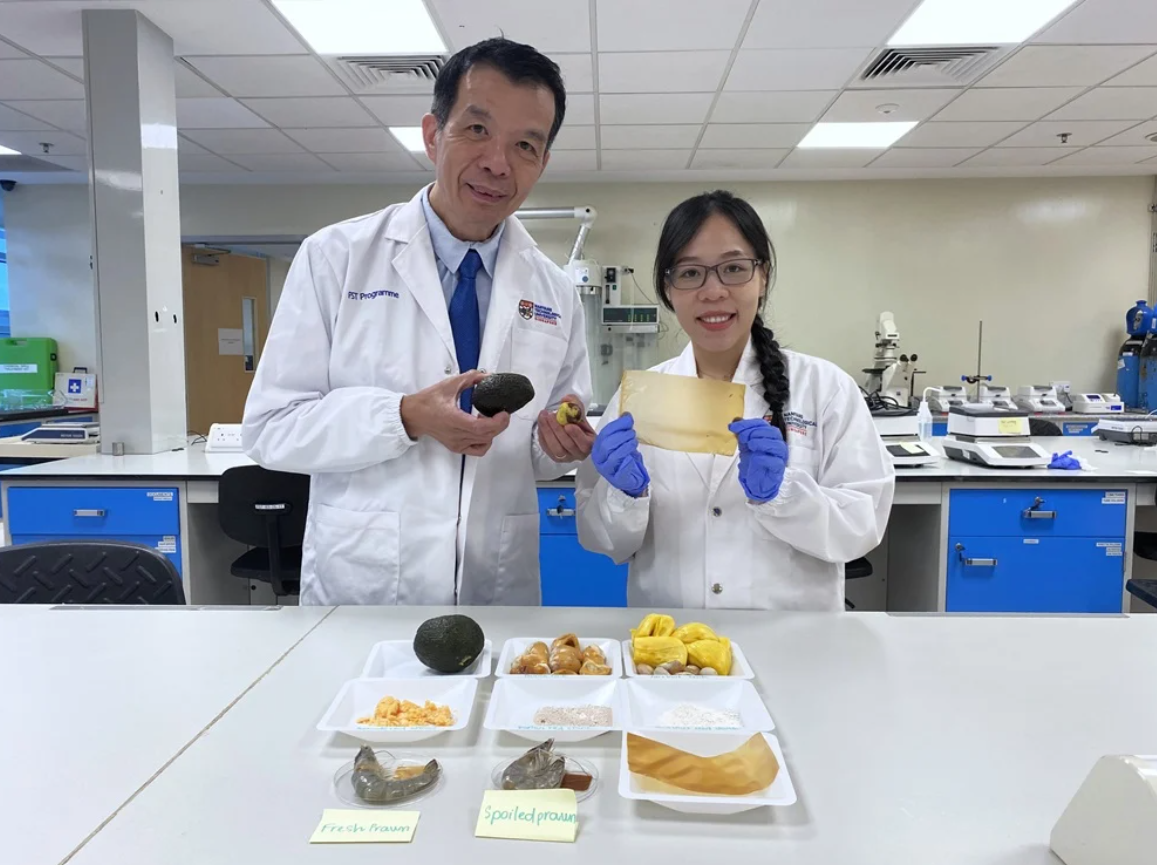 Singapore researchers develop biodegradable food wrap that changes colour to indicate spoilage