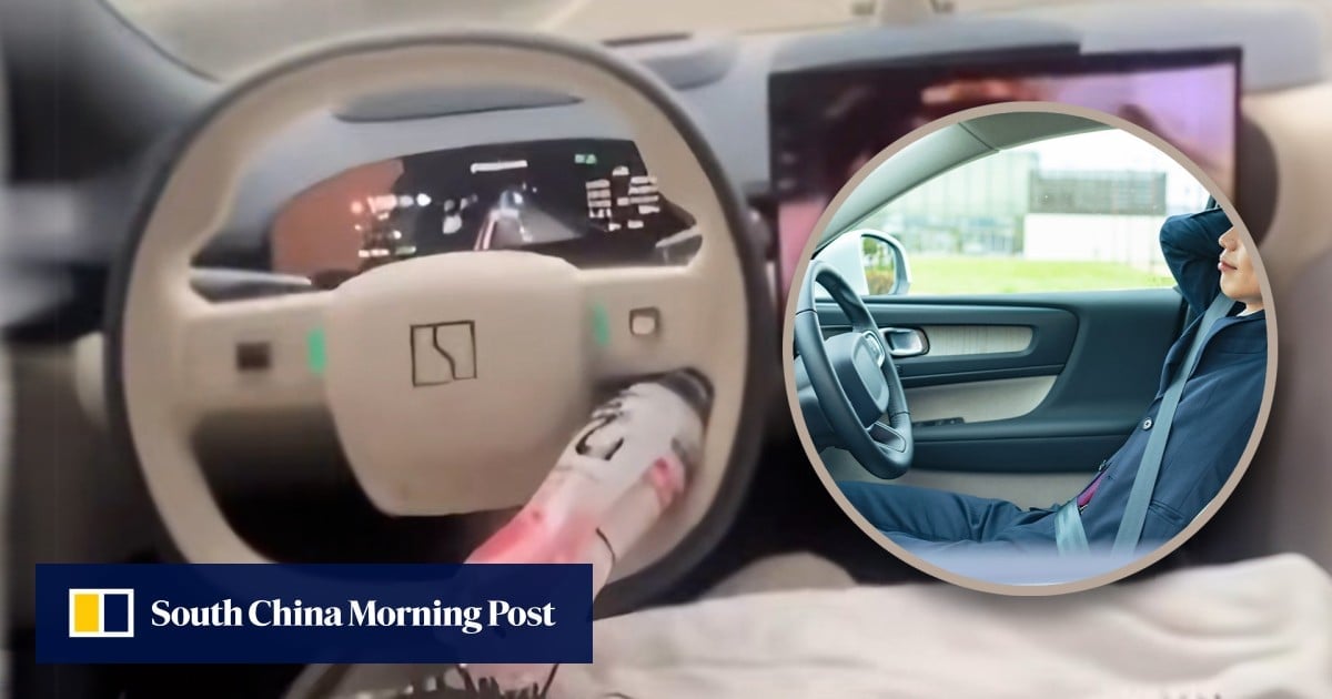 Sleeping China driver in self-driving car sparks public road safety backlash