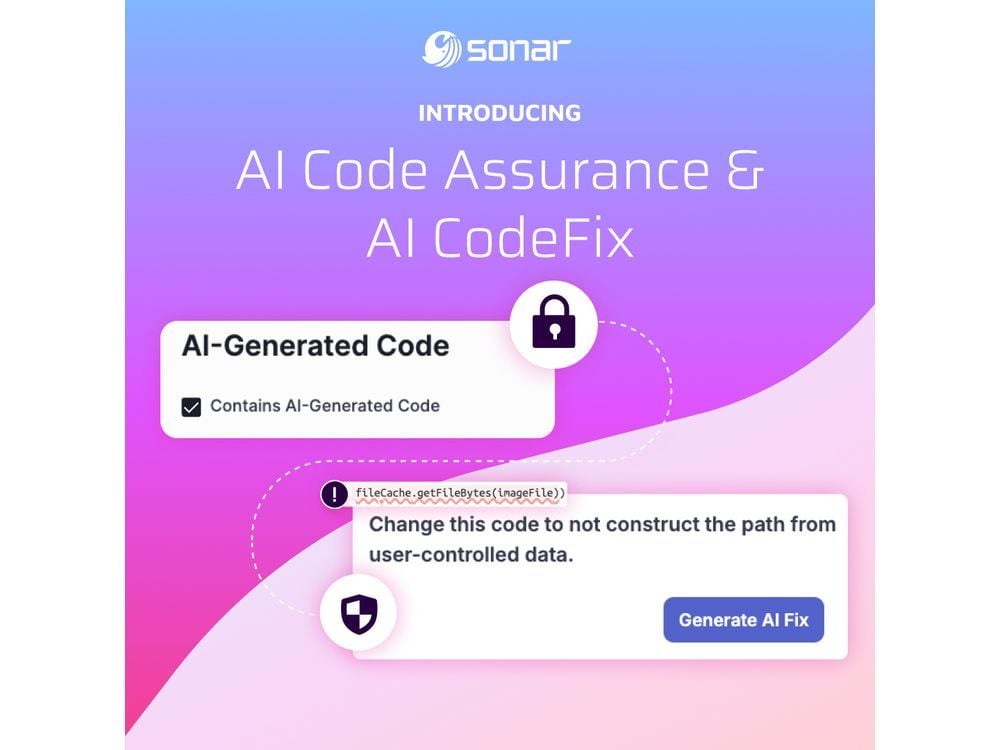 Sonar to Improve the Quality of AI-Generated Code, Provide Automated Fix Recommendations