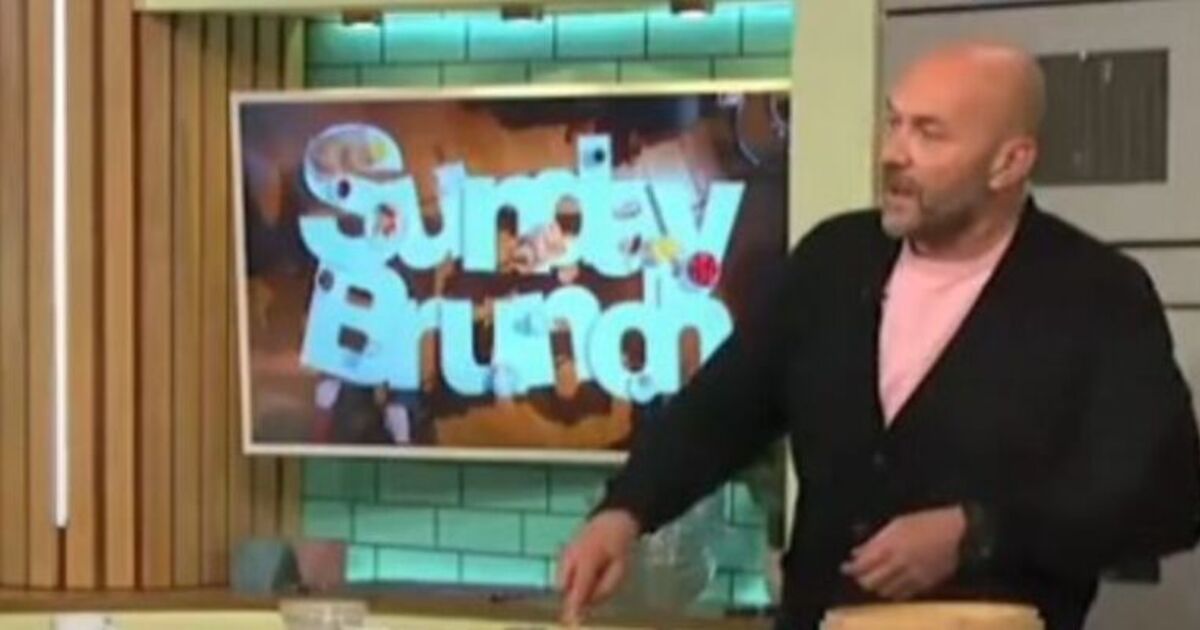 Sunday Brunch star Simon Rimmer's 'hygiene' questioned by guest during cooking segment