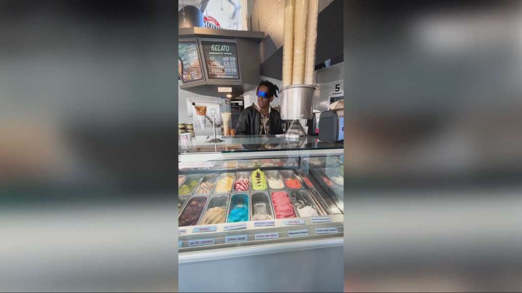 Suspect charged in hand-scooping incident at B.C. frozen yogurt shop