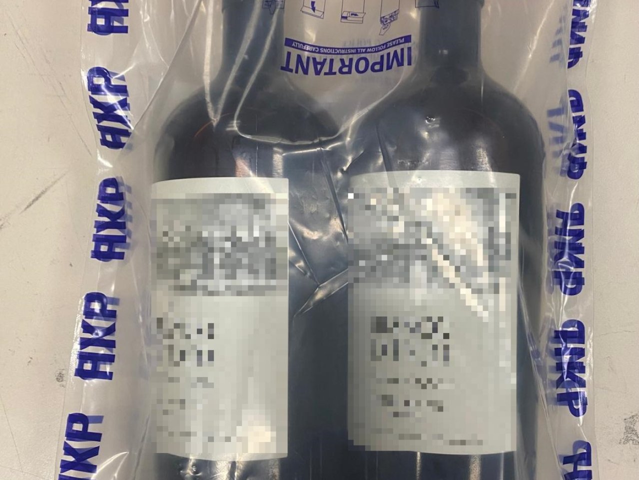 Suspected liquid cocaine found in 16 red wine bottles