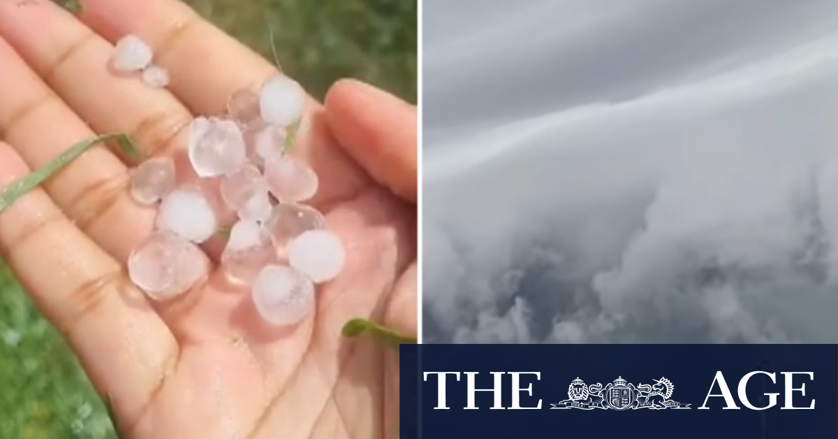 Sydney lashed by hail and thunderstorms