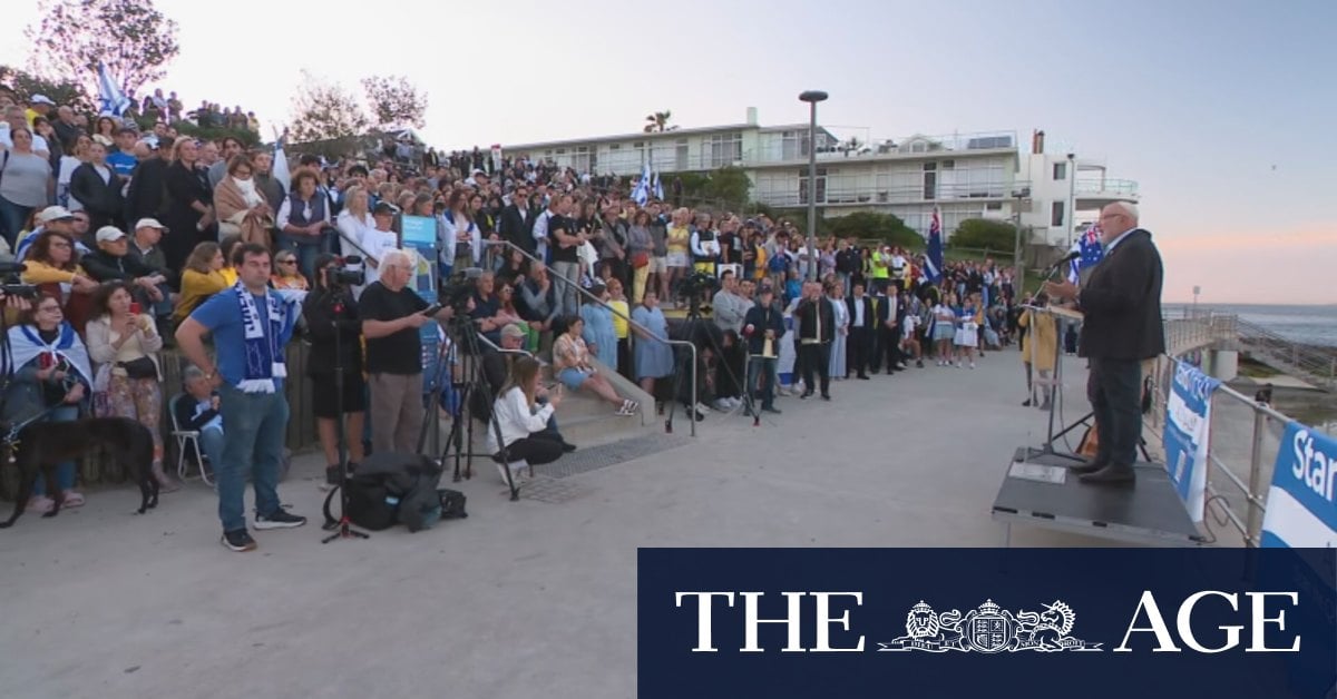 Sydney vigil held for October 7 attack victims