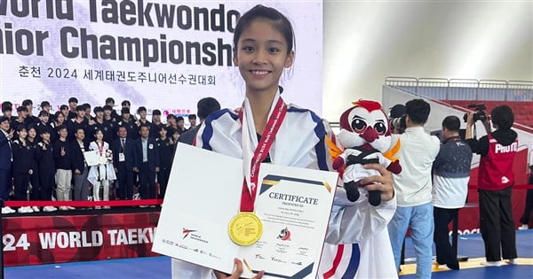 Taiwan's Wang Chieh-ling bags gold in world taekwondo junior championships