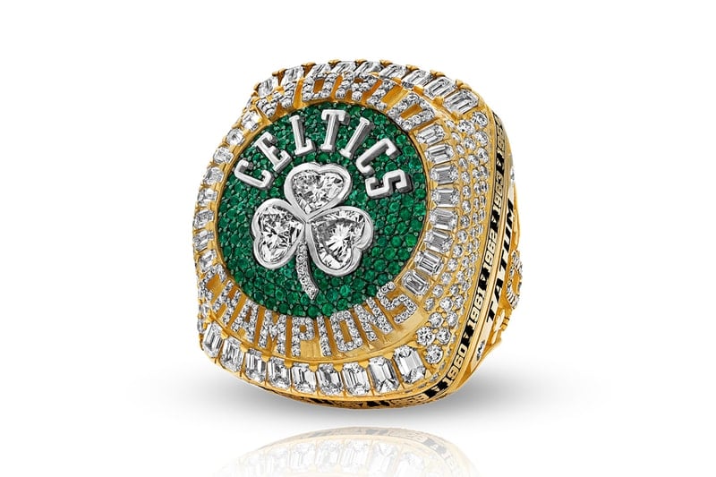 Take a Closer Look at the Boston Celtics' NBA Championship Rings