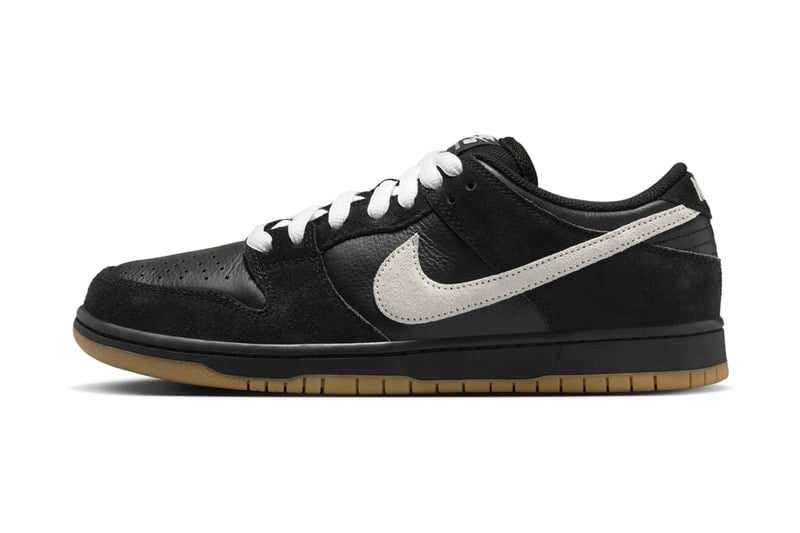 The Nike SB Dunk Low Arrives in "Black/White/Gum"