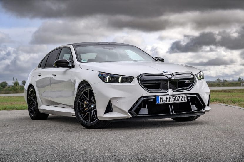 This 2025 BMW M5 Skips Fancy Colors, Sticks To Alpine White