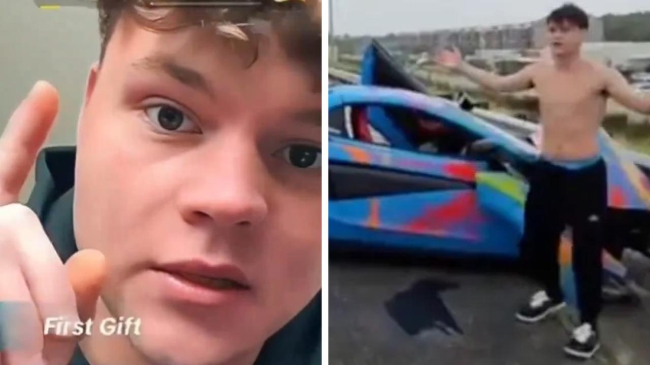 TikToker begs for tips after $300k car crash