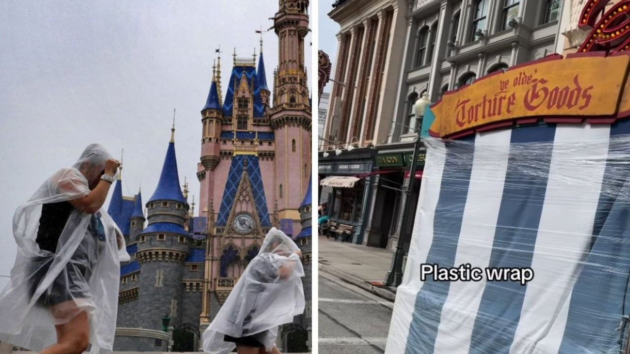 Tourists stranded inside Disney World